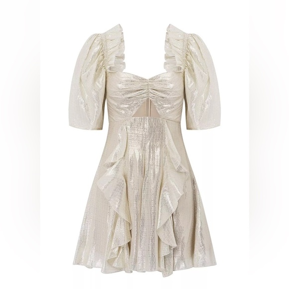 alice McCALL Women's Gold and White - Picture 6 of 9